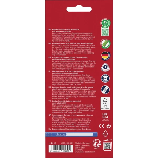Fargeblyant FABER-CASTELL Grip 2001 (12)