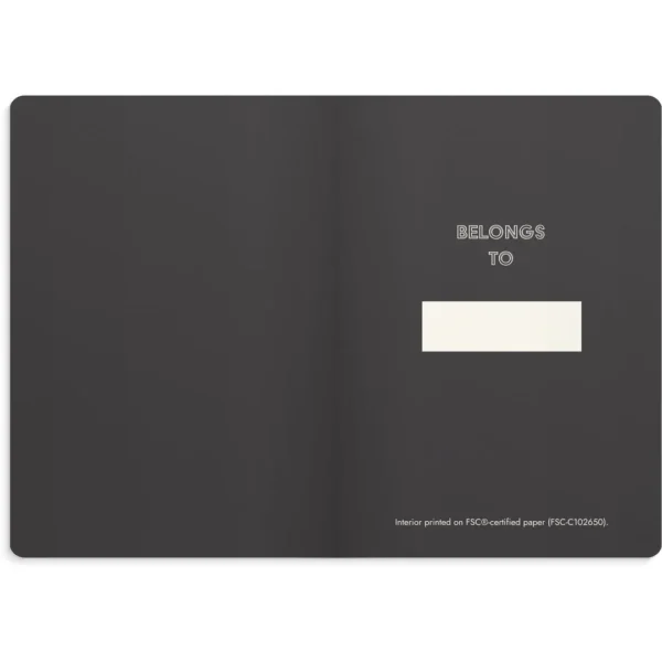 Notatbok BURDE Deluxe A6 sort