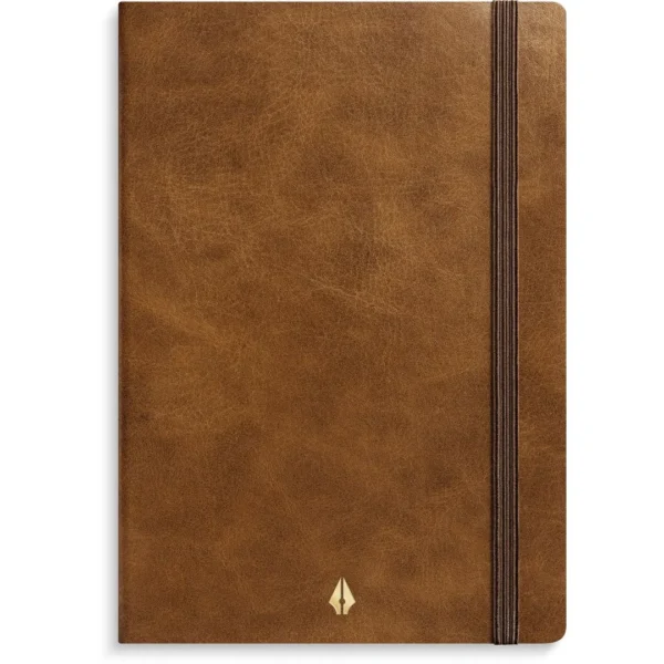 Notatbok BURDE Deluxe A6 cognac