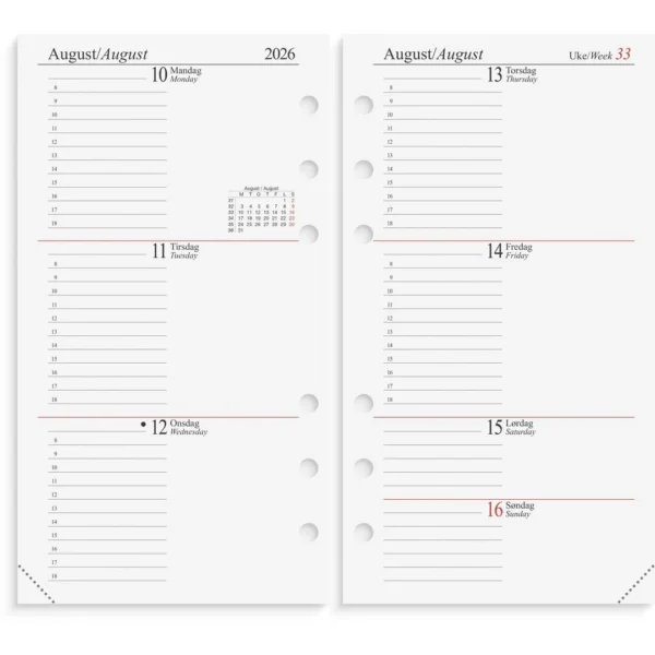 Årspakke GRIEG A6 2026 uke