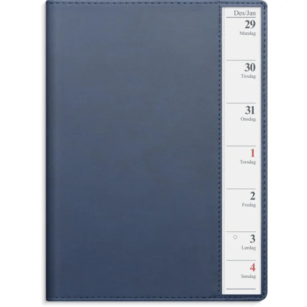 Ukekalender GRIEG Scorpio A5 2026 blå