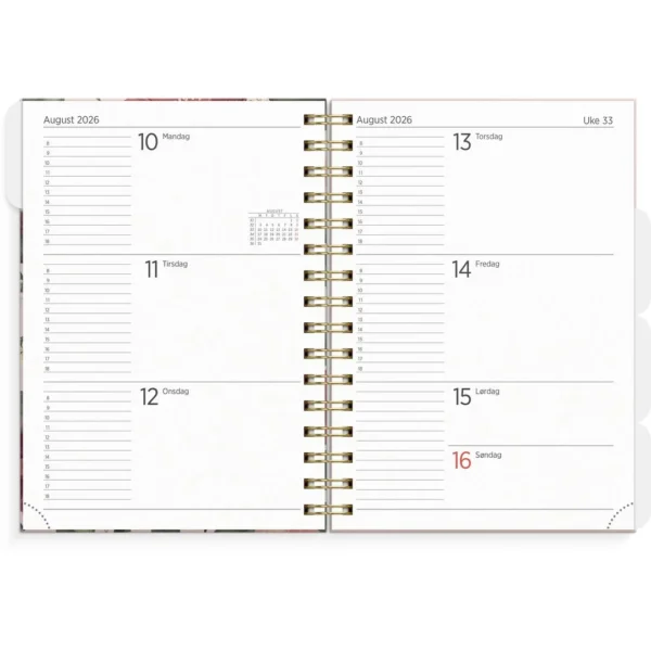 Organizer og Notes GRIEG A5 2026 Villros