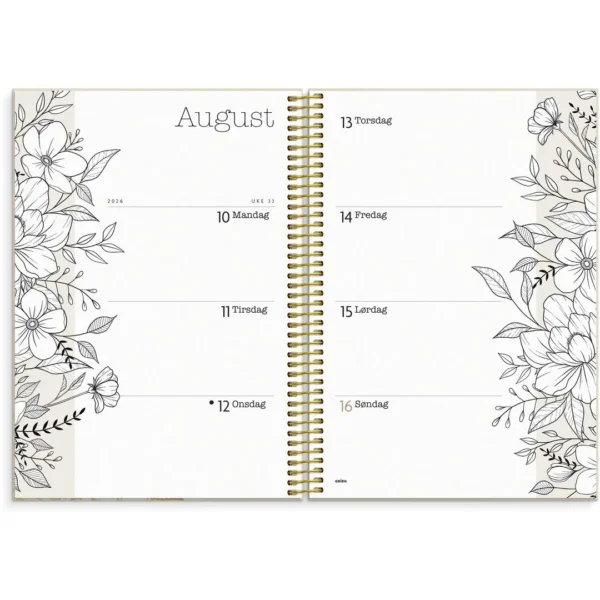 Kalender Life Planner 2026 Bloom A5