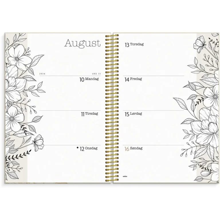 Kalender Life Planner 2026 Bloom A5 - Bilde 2