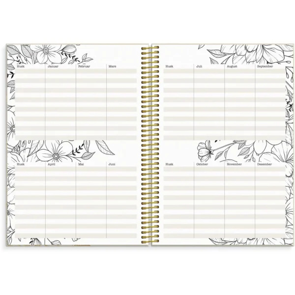 Kalender Life Planner 2026 Bloom A5