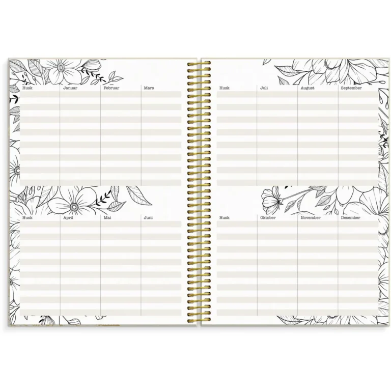 Kalender Life Planner 2026 Bloom A5 - Bilde 4