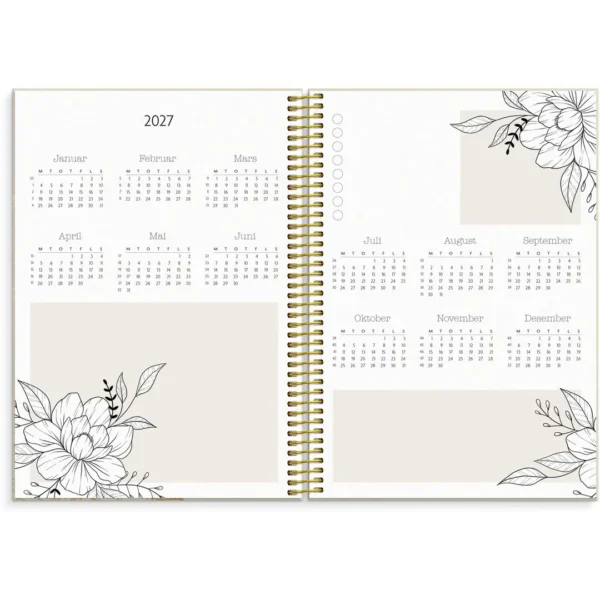 Kalender Life Planner 2026 Bloom A5