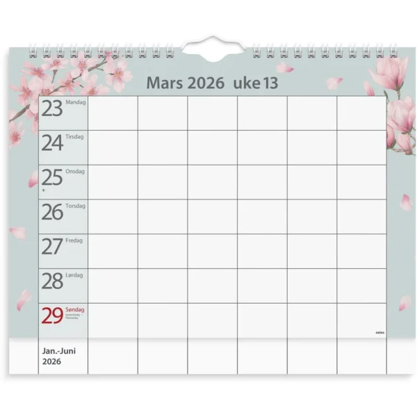 Hjemmets kalender GRIEG 2026