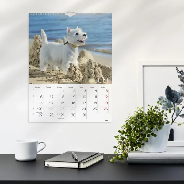 Veggkalender GRIEG 2026 Hunder