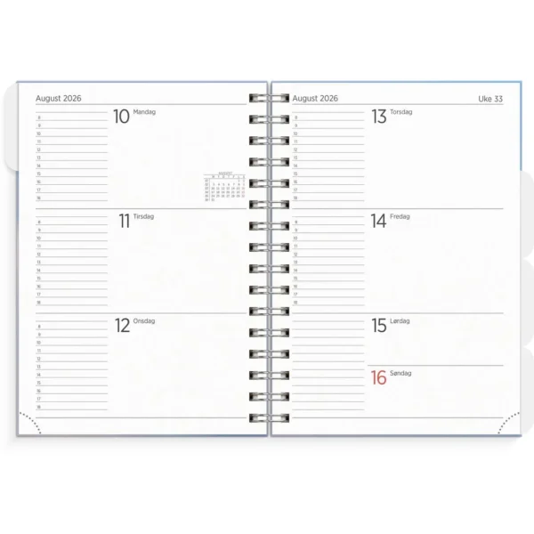 Organizer og Notes GRIEG A5 2026 Waves