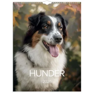 Veggkalender GRIEG 2026 Hunder