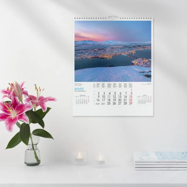 Billedkalender GRIEG 2026 Norge