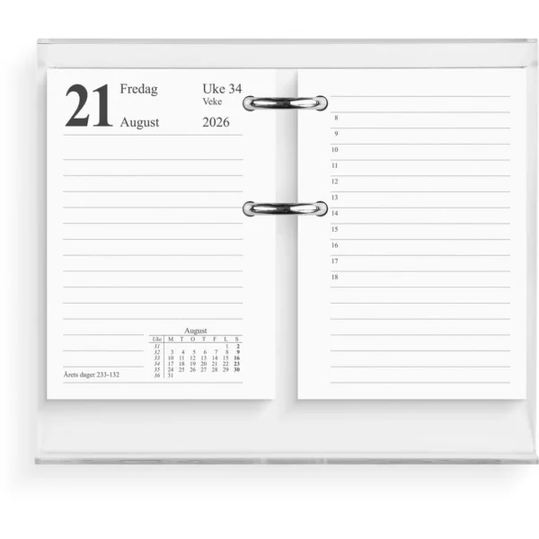 Bordkalender GRIEG 2026 Norsk