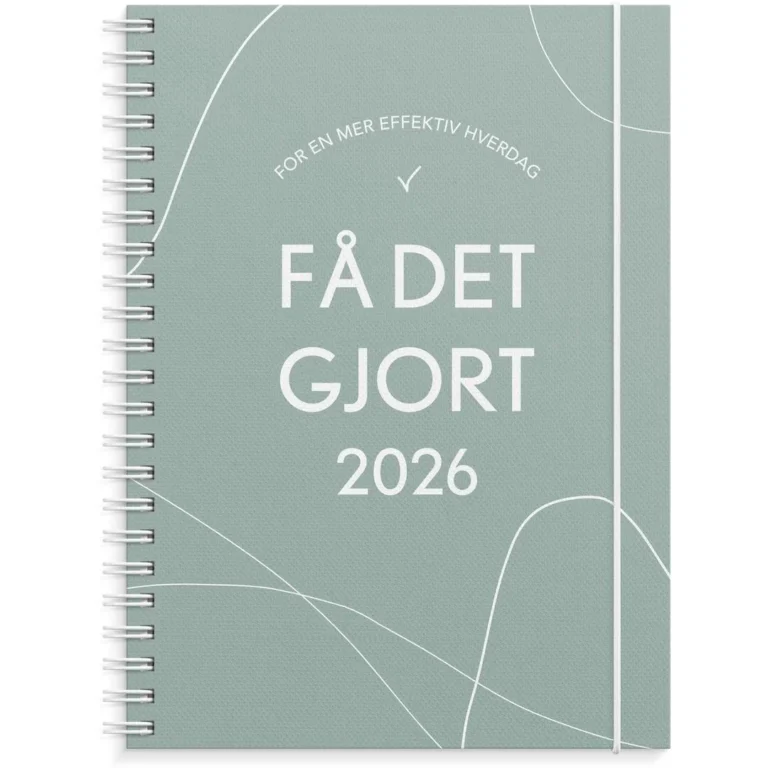 Ukekalender GRIEG A5 2026 Få Det Gjort