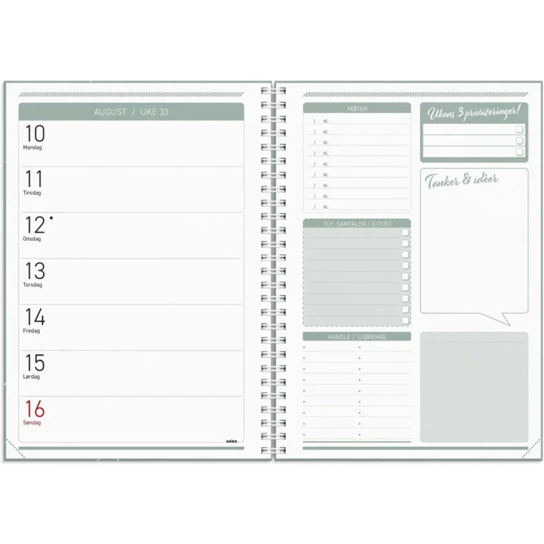 Ukekalender GRIEG A5 2026 Få Det Gjort - Bilde 2