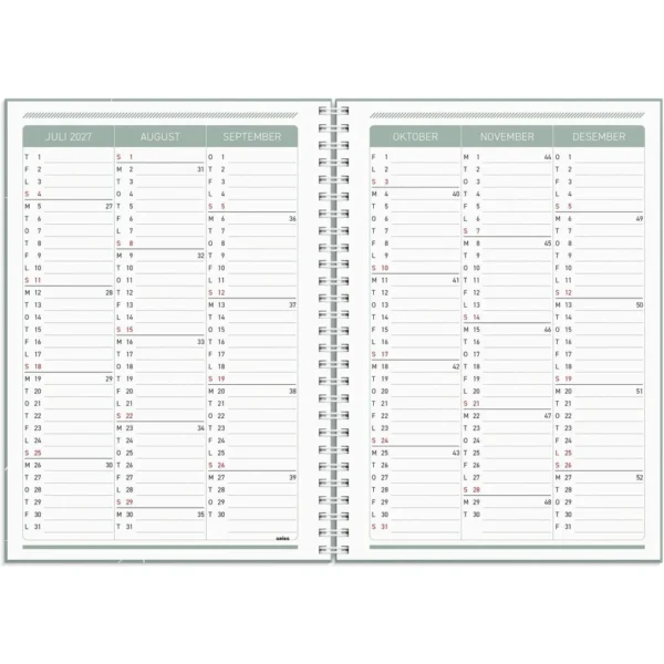 Ukekalender GRIEG A5 2026 Få Det Gjort