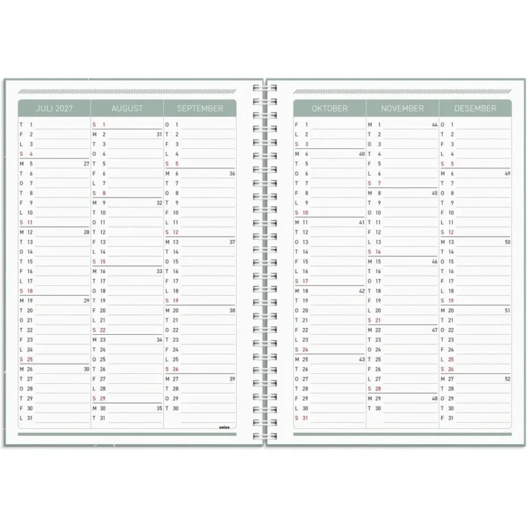 Ukekalender GRIEG A5 2026 Få Det Gjort - Bilde 4