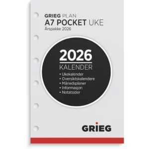 Årspakke GRIEG A7 2026 uke