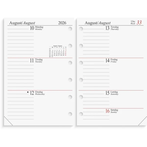 Årspakke GRIEG A7 2026 uke