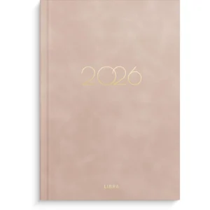 Dagbok GRIEG Libra Colore 2026 rosa