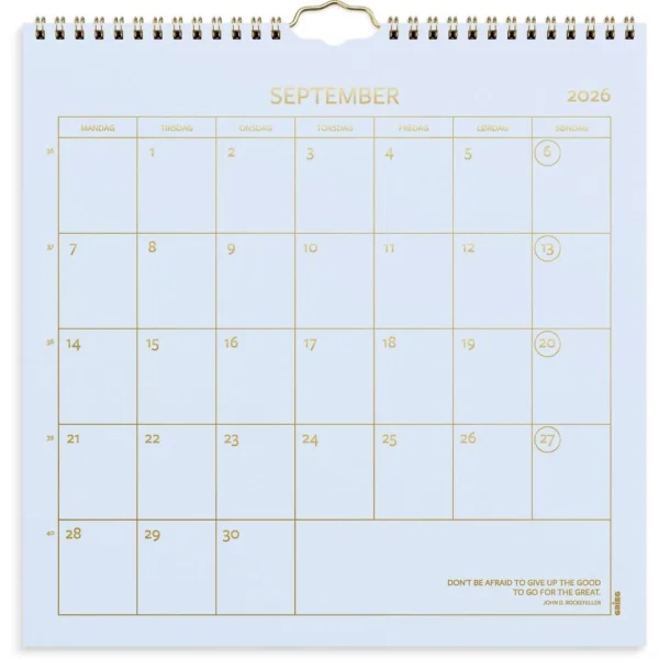 Veggkalender GRIEG 2026 Color