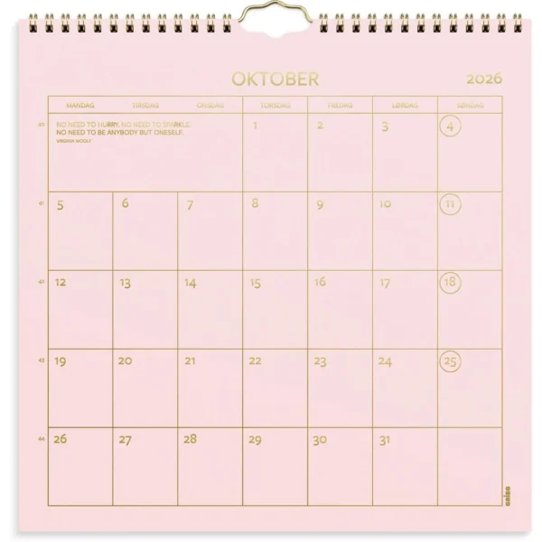 Veggkalender GRIEG 2026 Color