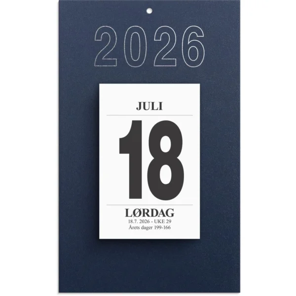 Avrivningskalender GRIEG 26 med. m/plate