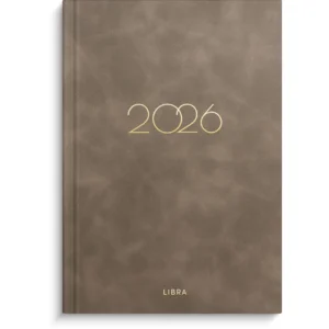Dagbok GRIEG Libra Colore 2026 brun