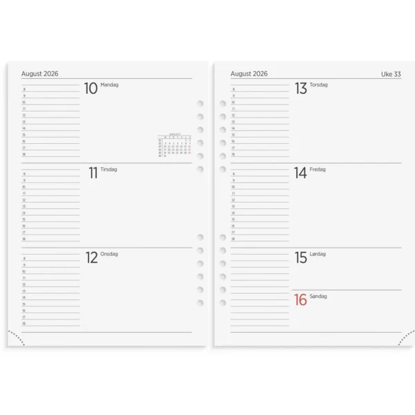 Årspakke GRIEG A5 2026 uke