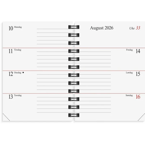 Lommekalender GRIEG Mini 2026 refill