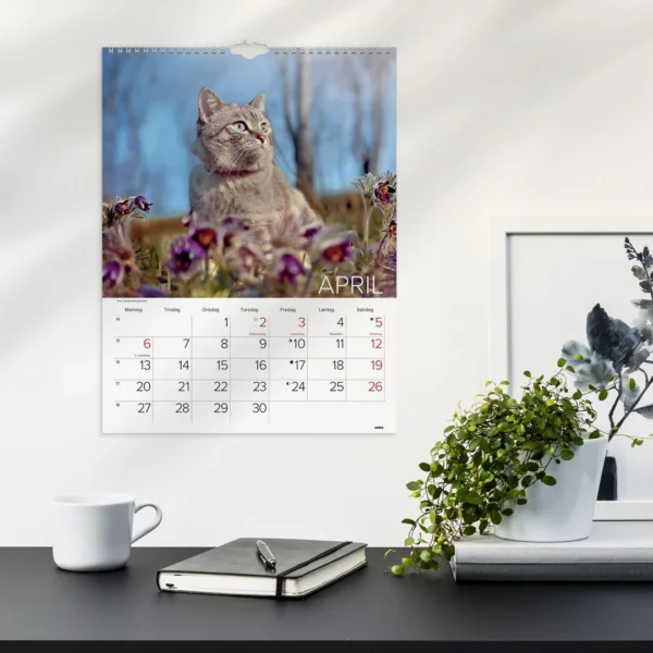Veggkalender GRIEG 2026 Katter