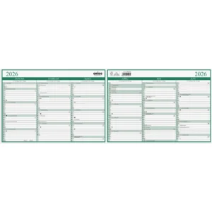 Platekalender GRIEG A4 2026 dobbel