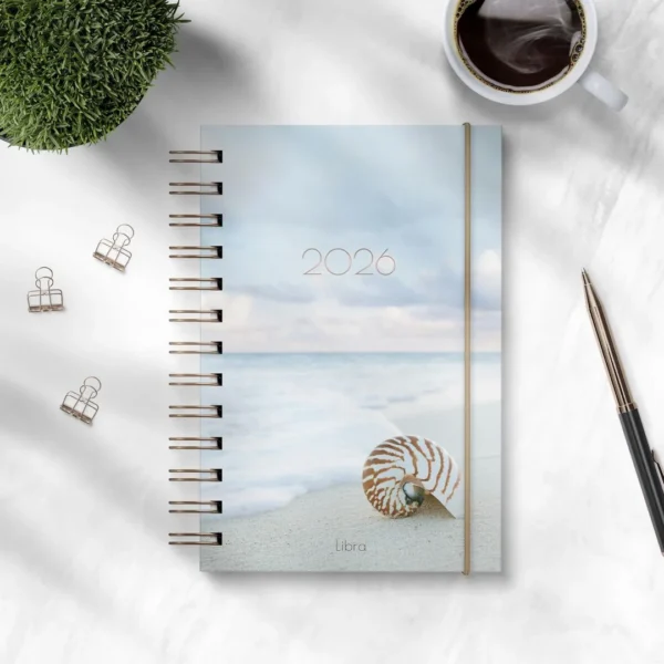 Dagbok GRIEG Libra spiral 2026 Horisont