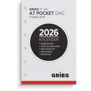 Årspakke GRIEG A7 2026 dag
