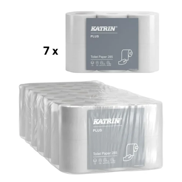 Toalettpapir KATRIN Plus 285 3L 35,6m(6)