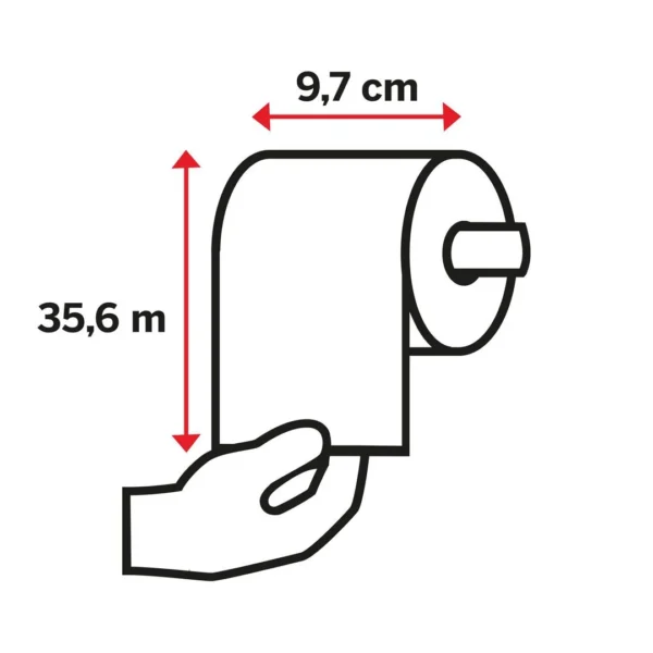 Toalettpapir KATRIN Plus 285 3L 35,6m(6)