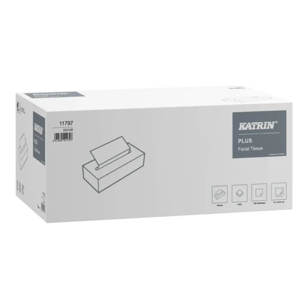 Ansiktsserviett KATRIN Plus (100)