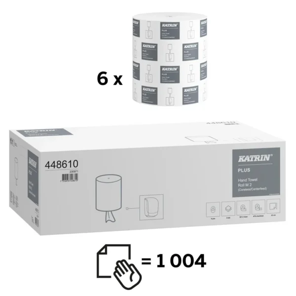 Tørkerull KATRIN Plus M 2L u/hylse 167m