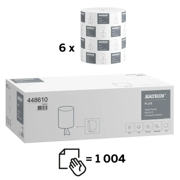 Tørkerull KATRIN Plus M 2L u/hylse 167m - Bilde 3