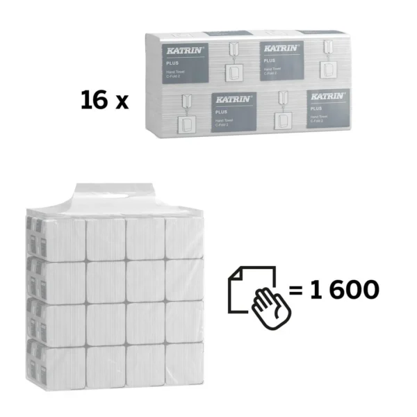 Tørkeark KATRIN Plus C-fold 2L (1600)