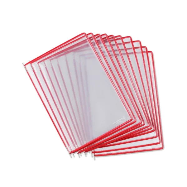 Lomme DJOIS A4 PP rød (10)