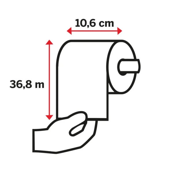 Toalettpapir KATRIN Plus 250 2L 36m (6)