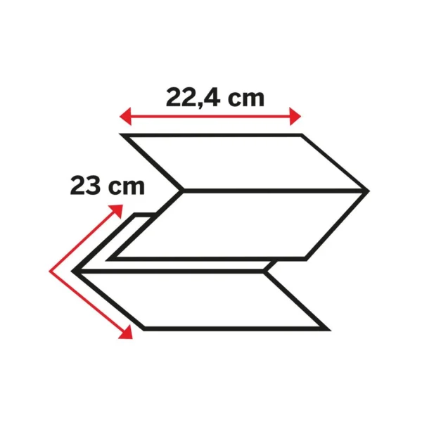 Tørkeark KATRIN Plus Zig Zag 2 (200)