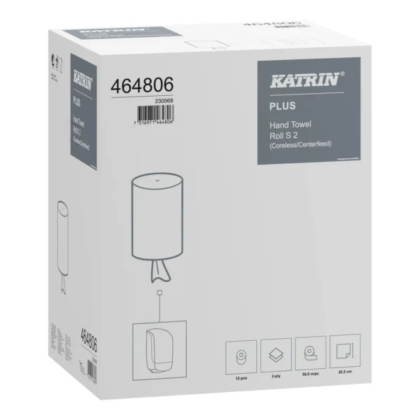 Tørkerull KATRIN Plus S u/hylse 2L 60m