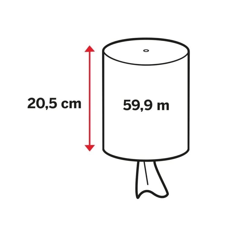 Tørkerull KATRIN Plus S u/hylse 2L 60m - Bilde 4