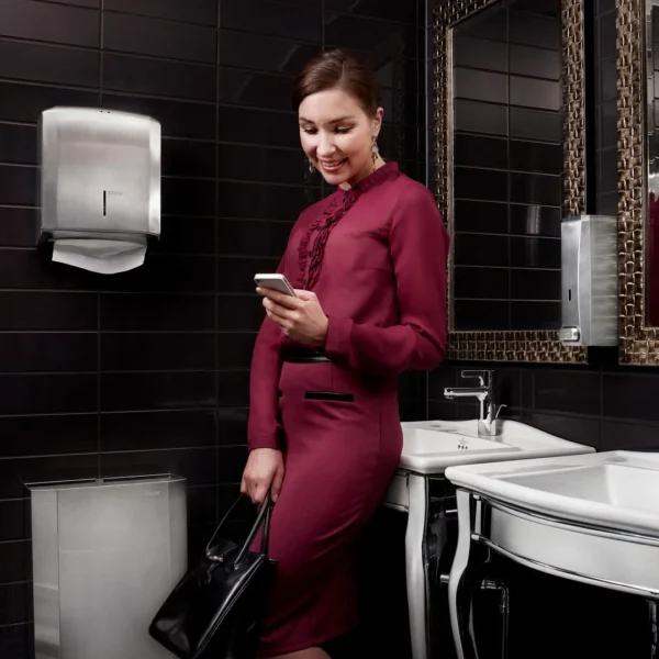 Avfallsbeholder KATRIN 25L stål