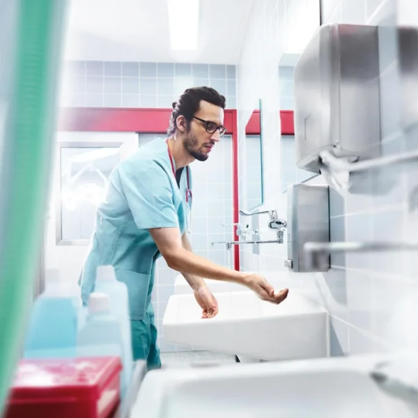 Dispenser KATRIN tørkeark stål