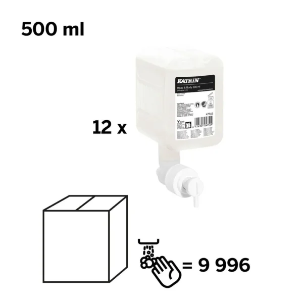 Dusjsåpe KATRIN sjampo 0,5L