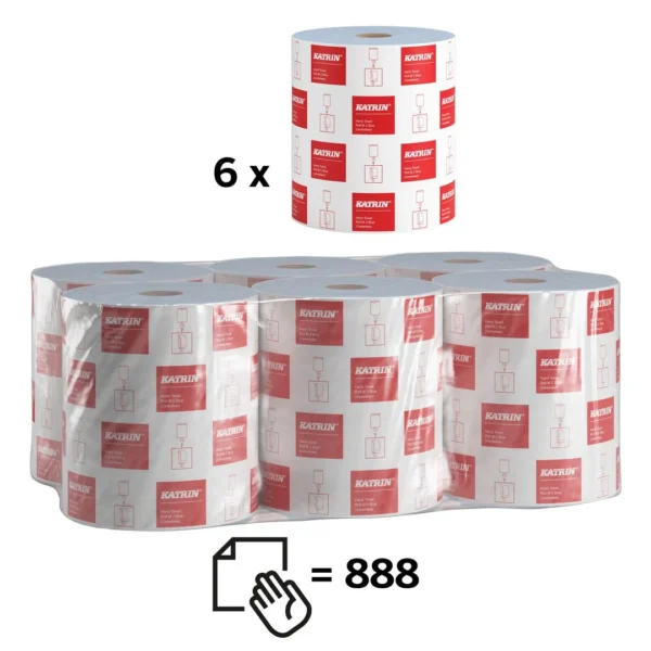 Tørkerull KATRIN M Cent m/h 2L 148m blå