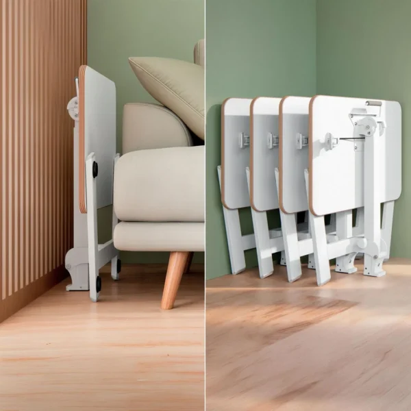 Skrivebord LEITZ hev/senk fold hvit